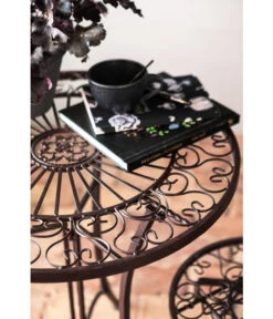 Metalltisch Antik, Ca. Ø61/H72 Cm 9 Metalltisch Antik, Ca. Ø61/H72 Cm -Gartengerätegeschäft 3214889 WE DE 001 TischAntik