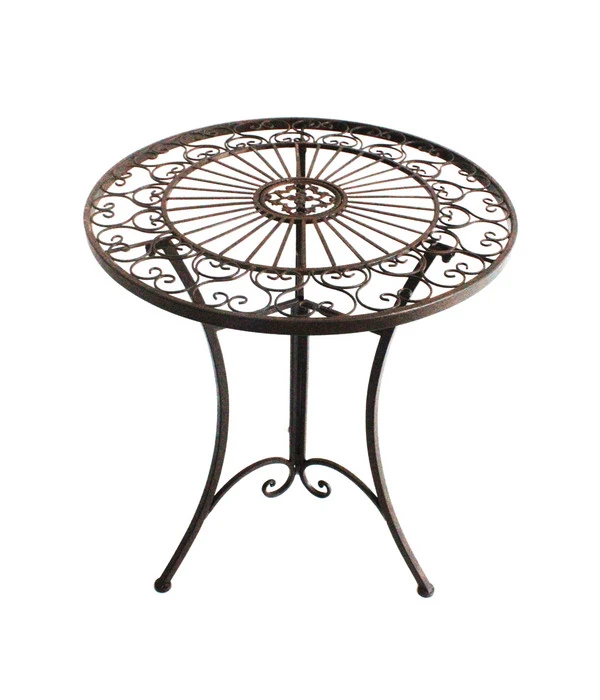Metalltisch Antik, Ca. Ø61/H72 Cm 1 Metalltisch Antik, Ca. Ø61/H72 Cm