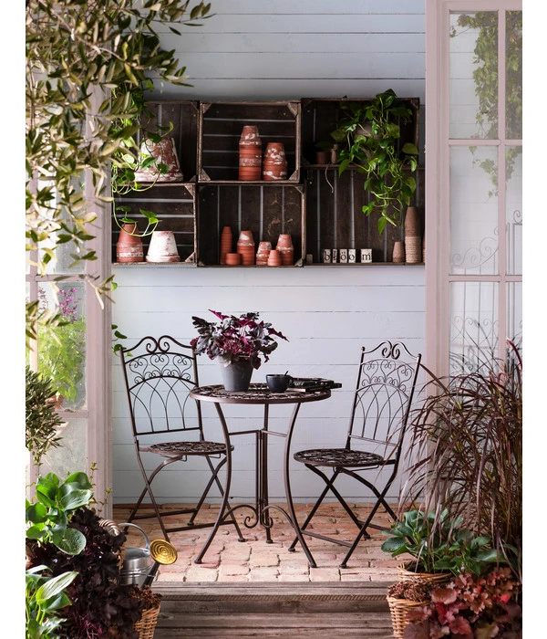 Metalltisch Antik, Ca. Ø61/H72 Cm 2 Metalltisch Antik, Ca. Ø61/H72 Cm – Bild 2