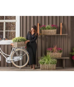 Van Der Leeden Rattan-Pflanzkasten, Graubraun 17 Van Der Leeden Rattan-Pflanzkasten, Graubraun -Gartengerätegeschäft 3692761 3692506 3692548 WE MO 011 RattanPflanzkastenbraun