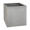 Dehner Polystone-Topf Sydney, Quadratisch, Grau