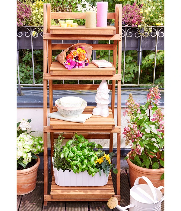 Dehner Blumenregal Macao, Ca. B50/H125/T41 Cm 2 Dehner Blumenregal Macao, Ca. B50/H125/T41 Cm – Bild 2