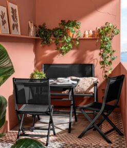 Dehner Klappstuhl Chicago -Gartengerätegeschäft 4422382 WE MO 001 BalkongruppeChicago