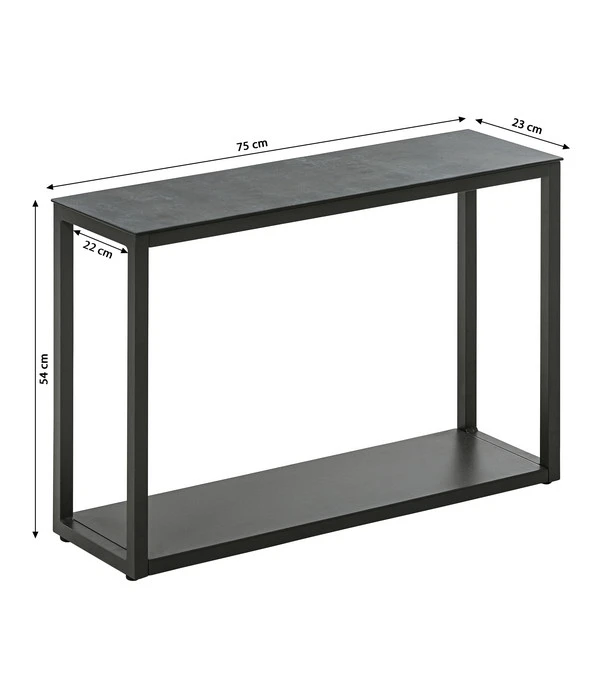 Dehner Beistelltisch Amsterdam, Ca. B75/H54/T23 Cm 6 Dehner Beistelltisch Amsterdam, Ca. B75/H54/T23 Cm – Bild 6
