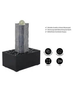 Dehner Granit-Gartenbrunnen Beata, Ca. B68/H85/T45 Cm -Gartengerätegeschäft 5162235 WE IG 001 GranitBrunnenBeataNEU