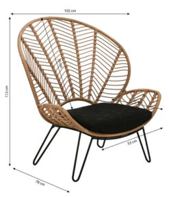 Dehner Geflechtsessel Venezia -Gartengerätegeschäft 6701650 WE BG 001 GeflechtsesselVenezia