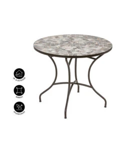 Dehner Mosaiktisch Grazia -Gartengerätegeschäft 6702328 WE IG 001 MosaiktischGrazia90cmFINAL