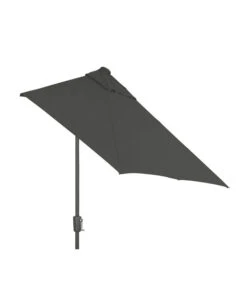 Dehner Balkonschirm Chios, Rechteckig, Ca. B210/T130 Cm -Gartengerätegeschäft 6703243 WE FS 003 BalkonschirmChiosDunkelgrauNeu