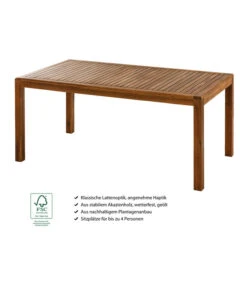 Dehner Gartentisch Lima, Ca. B160/H75/T90 Cm -Gartengerätegeschäft 6708713 WE IG 001 TischLima