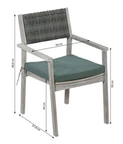 Dehner Stapelstuhl Stockholm -Gartengerätegeschäft 6713820 WE BG 001 StapelstuhlStockholm