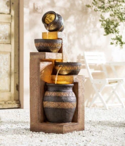 Dehner Polyresin-Gartenbrunnen Monterry, Ca. H117,5 Cm -Gartengerätegeschäft 6742472 WE MO 001 DehnerPolyresinGartenbrunnenMonterryNEU