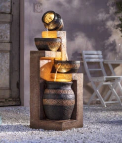 Dehner Polyresin-Gartenbrunnen Monterry, Ca. H117,5 Cm -Gartengerätegeschäft 6742472 WE MO 003 DehnerPolyresinGartenbrunnenMonterryNEU