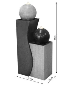 Dehner Polyresin-Gartenbrunnen Ying Yang, Ca. H94 Cm -Gartengerätegeschäft 6742506 WE DE 001 DehnerPolyresinBrunnenYingYang