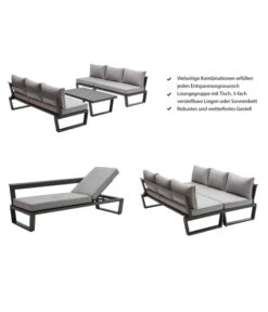 Dehner Liegenset Bellevue, 3-teilig -Gartengerätegeschäft 6894182 WE IG 001 DehnerLiegensetBellevue