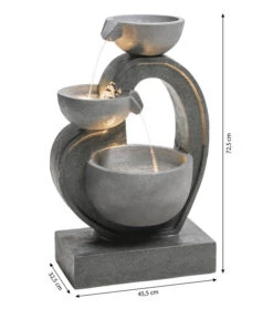 Dehner Polyresin-Gartenbrunnen Heart, Ca. H72,5 Cm -Gartengerätegeschäft 6911218 WE BG 001 BrunnenHeartNEU