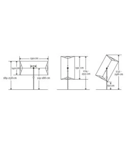 Schneider Sonnenschirm Novara, Rechteckig, Ca. B190/T140 Cm -Gartengerätegeschäft 6953541 WE BG 001 SchneiderSonnenschirmNovarasilvergrau
