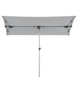 Schneider Sonnenschirm Novara, Rechteckig, Ca. B190/T140 Cm -Gartengerätegeschäft 6953541 WE FS 003 SchneiderSonnenschirmNovarasilbergrau