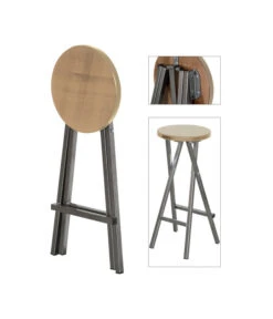 Fun Star Barhocker, Ca. H82 Cm -Gartengerätegeschäft 6982896 WE DE 003 BarhockerStahlHolz